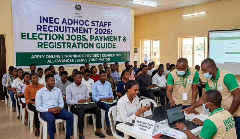 INEC Adhoc Staff Recruitment 2026: Election Jobs, Payment & Registration Guide