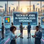 Tech & IT Jobs in Nigeria 2026: Google, Microsoft, Flutterwave & Andela Openings Tech & IT Jobs in Nigeria 2026: Google, Microsoft, Flutterwave & Andela Openings