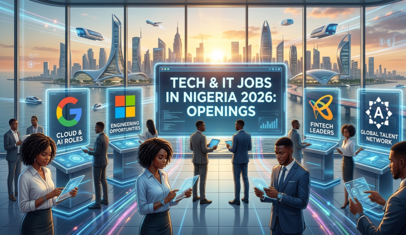 Tech & IT Jobs in Nigeria 2026: Google, Microsoft, Flutterwave & Andela Openings