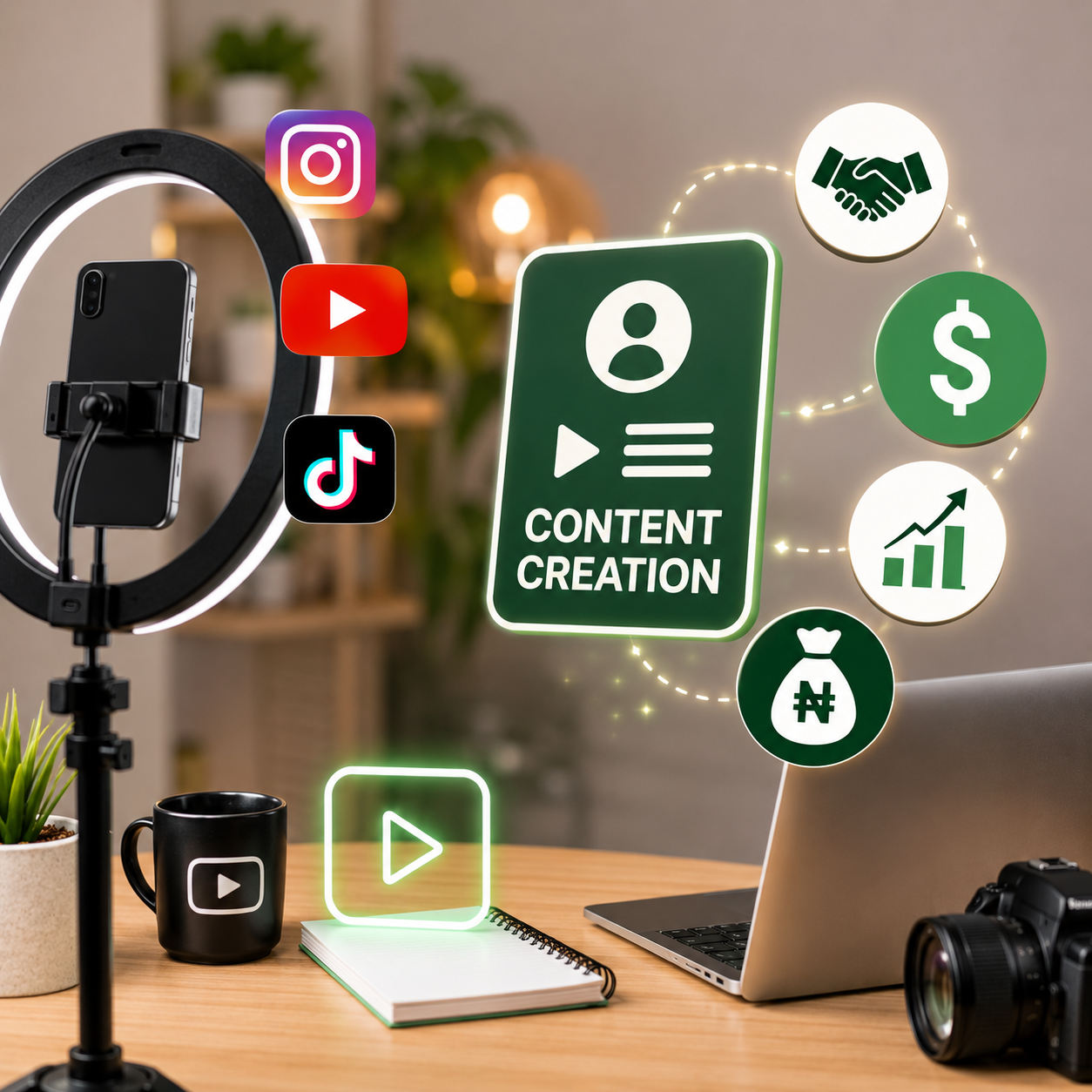 Content Creation & Influencer Jobs in Nigeria & Monetization Strategies