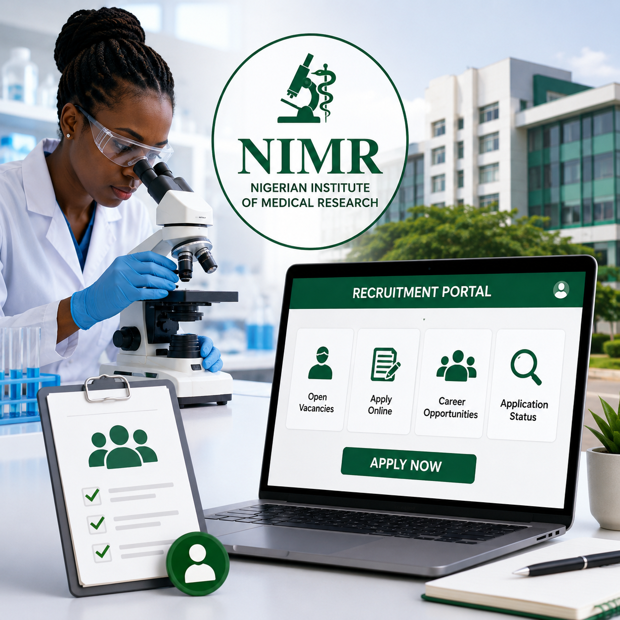 Nigerian Institute of Medical Research (NIMR) Recruitment Portal 2026