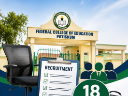 Federal College of Education Potiskum Recruitment 2026